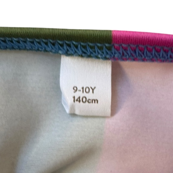 Mini Boden 3 Piece Tankini/Bikini Set, Soft Multi Stripe, Size 9-10Y - Picture 8 of 8